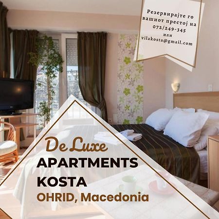 De Lux Apartments Kosta Center Ohrid Exterior foto